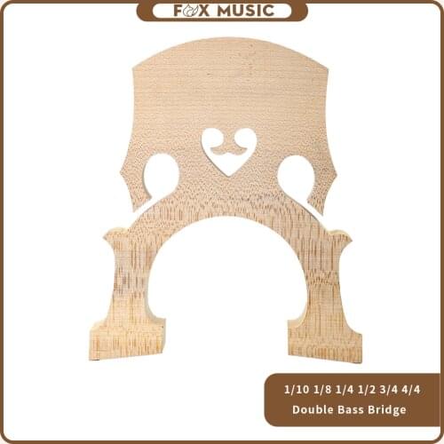 Double Bass Bridge Maple Bridge For 1/10 1/8 1/4 1/2 3/4 4/4 Double Bass Contrabass Upright Bass Replacement Part