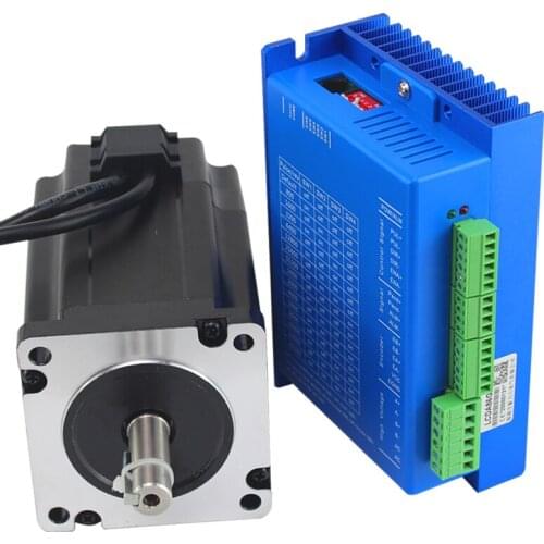 Lichuan CNC for automatic 86mm 2phase AC20~75V 12n.m stepper motor nema34 closed loop motor driver kit