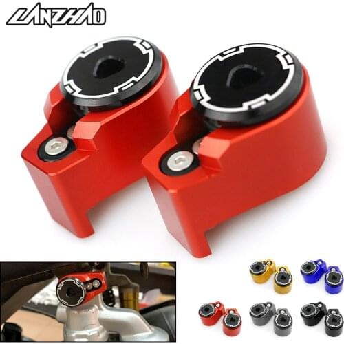 Motorcycle Shock Absorber Lock Theft Protection Protector Cover CNC Aluminum Accessories for Yamaha XMAX300 NVX155 PCX150 AK550