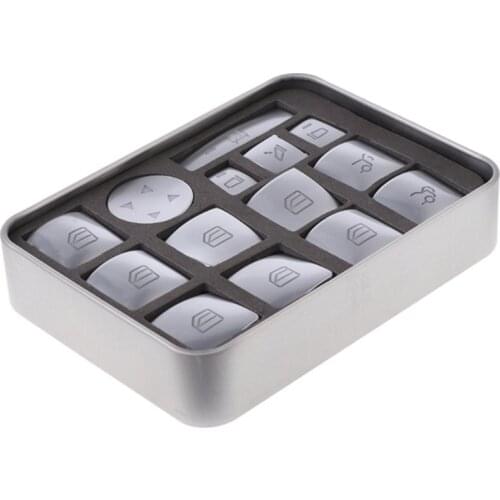 Car Window Glass Lift Button Sticker For Mercedes Benz B C E Gla Cla Glk Gl Ml Gle Class