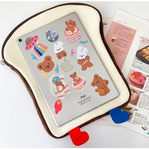 New tablet Case Pouch Fashion toast ipad bag For ipad pro 11 inch ipad case Shockproof ipad pouch tablet case