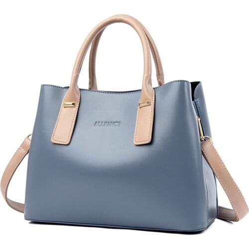 Portable Women Bag European American Fashion Large Capacity Bag Simple Fashion Single Shoulder Cross-slung Multi-layer Large Bag