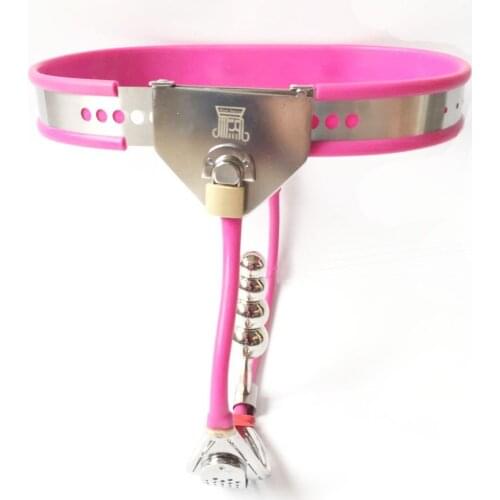 New Style Women Chastity Lock Female Chastity Belt Panties BDSM Bondage Metal Stainless Steel Chastity Lock Sex Toys for Woman