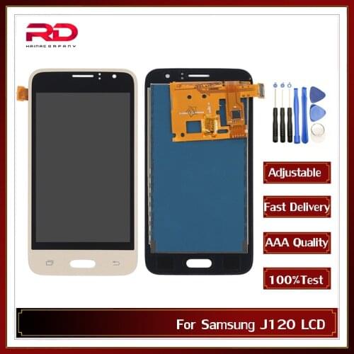 Adjustable J120F LCD displayFor Samsung Galaxy J1 2016 J120 lcd J120F J120M J120H LCD Display Digitizer Touch Screen for samsung