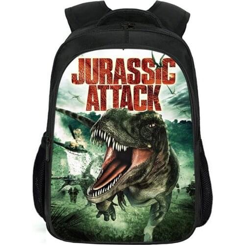 3D Dinosaur pattern Animals World Schoolbag Jurassic Dinosaur Kids Backpack Children Gift For Boys/Kids Travel BookBag Mochilas