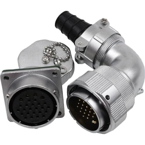 WEIPU WY40 TV+Z 90 Degree Right Angle M40 Waterproof Aviation Connector 5 9 15 26 31 Pin Medical Ethernet Electrical Connectors