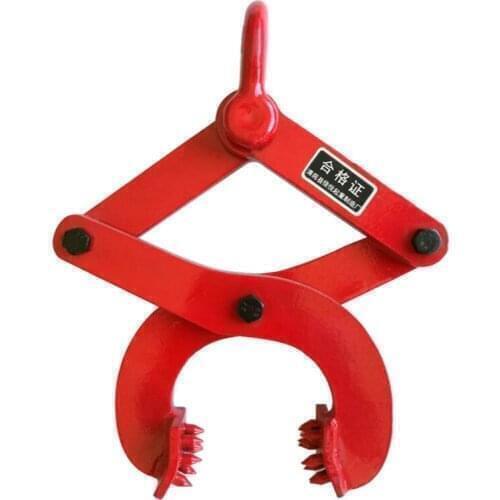 Drill plate clamp wooden pallet clamp pallet clamp 2 tons container tractor wooden box clamp lifting clamp