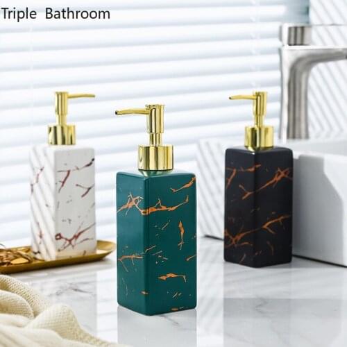 1pc Creative Octopus Pattern 400ml Ceramic Liquid Soap Dispenser Wristband Hand Dispenser Portable Travel Bathroom Accessories