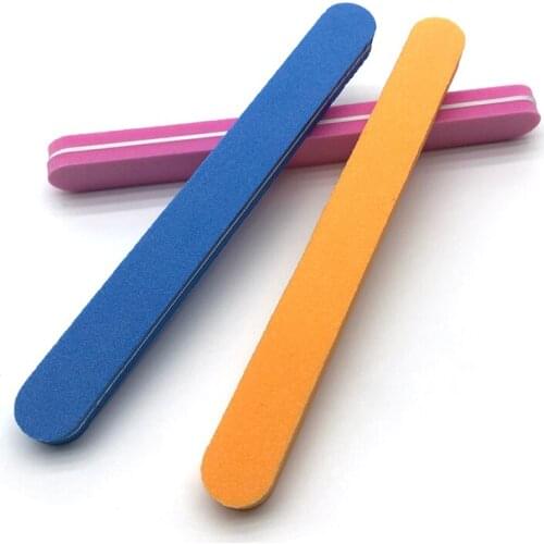 10pcs Wholesale Nail File 100/180 Nail Art Sanding Buffer Block Pedicure Manicure Buffing UV Gel Polish Tools Professional Vijl