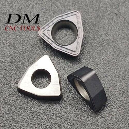 10pcs high quality U Drill WC type Inserts WCMT030208/WCMT040208/WCMT080412WCMT06T308/Indexable Inserts for WC type Drilling Met