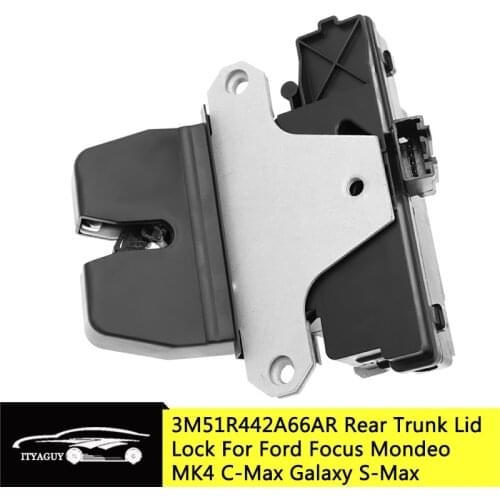 3M51R442A66AR Rear Trunk Door Lock Actuator Rear Trunk Tailgate Boot Lid Lock Catch For FORD FOCUS GALAXY S-MAX MONDEO MK4 C-MAX