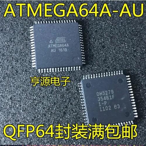 5pcs ATMEGA64A-AU ATMEGA64A 8 64K QFP64