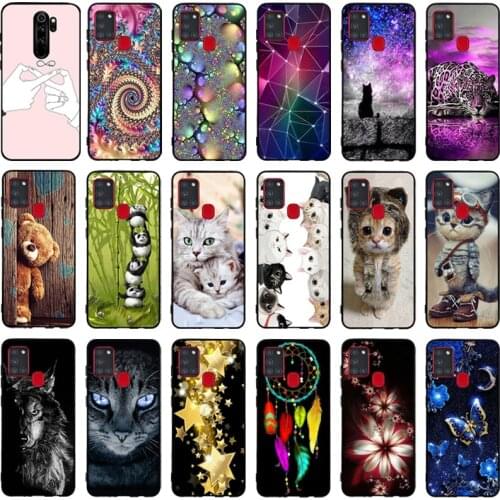 Case For Coque Samsung Galaxy A21S Cover TPU Soft Silicone Back Cover For Fundas Samsung Galaxy A21S A217F 6.5" Phone Bags Cases