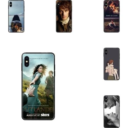 Outlander Tv Shows Black Soft TPU Protective Cover Case For iPhone 11 12 Pro 5 5S SE 5C 6 6S 7 8 X XR XS Plus Max For Womens