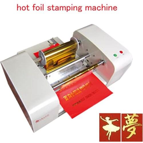 Hot Foil Stamping Machine Digital Hot Stamping Machine Gilding Flatbed Printer Press Machine Tools