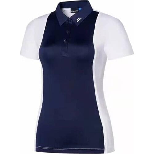 2021 Golf Apparel Mens Summer Hit Color GOLF Short-Sleeved T-Shirt Casual Sports High-Quality Quick-Drying Jersey