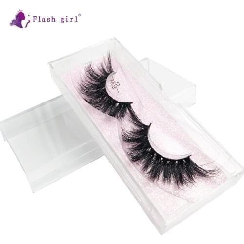 Hot Sale 1 Pair 5D Mink Eyelashes Natural Handmade Thick Full Strip Lashes Makeup Wispy Fake Eyelash For Beauty FG95