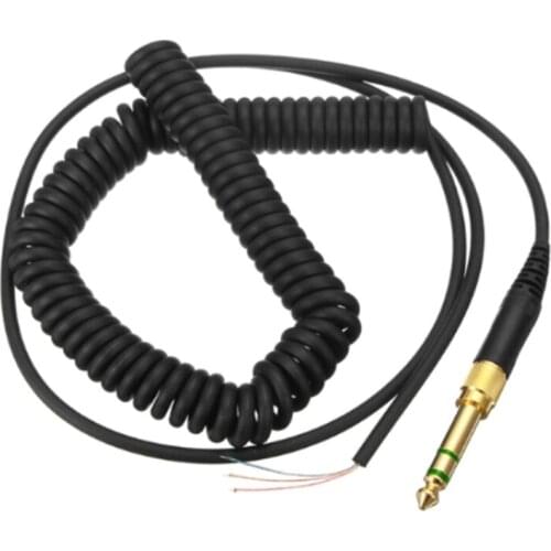 24BB Headphone Cable for -Beyerdynamic DT 770 770PRO 990 990PRO Adapter Replacement Spring Coil