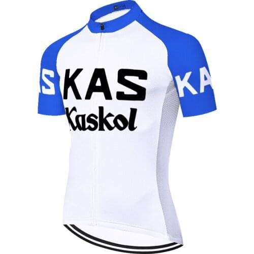 Kas Retro Equipos Джерси Maillot Camisa Mallot Verano 자전거의류 Fietskleding Heren Bike Cycling Jersey Tricota Ciclismo Hombre