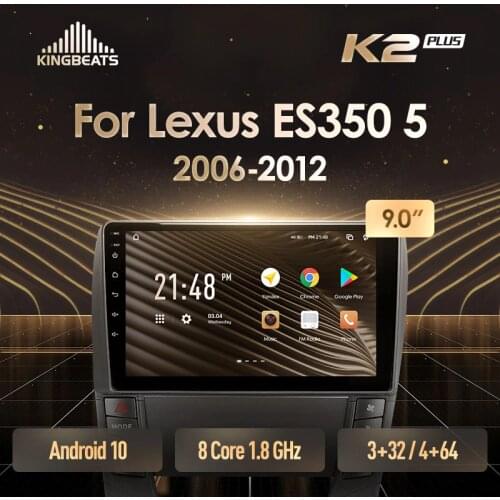 KingBeats Android Octa-Core head unit HU 4G in Dash Car Radio Multimedia Video Player Navigation GPS For Lexus ES350 5 V XV40 2006 - 2012 no dvd 2 din Double Din Android Car Stereo 2din