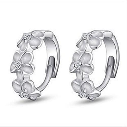 Fashion Jewelry For Women Flower Pattern Ladies Stud Earings EAR-0278