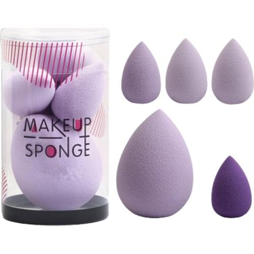 5Pcs Makeup Sponge Set Blender Makeup Tools Beauty Cosmetics Puff Face Foundation Blending for Liquid Cream and Powder New