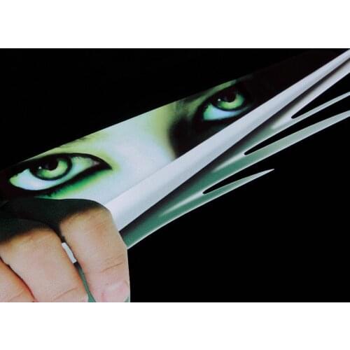 New Funny Car Sticker 3D Eyes Peeking Monster Voyeur Car Hoods Trunk Thriller Rear Window Decal Wholesale