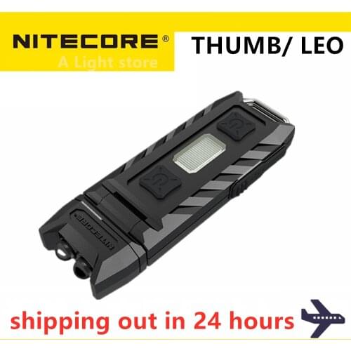 Original NITECORE THUMB LEO KeyLight Rechargeable White+Red+UV Light LEDs Handy Versatile Tiltable Worklight Outdoor Camping EDC