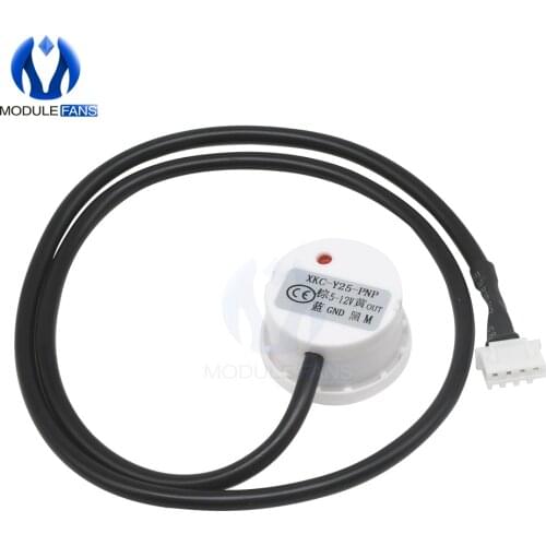 Water Liquid Level Switch Contactless Detector Outer Adhering Type Level Sensor NPN PNP Rs485 Interface Compatible Power Adapter