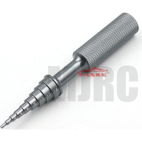 Full metal bearing removal tool for model car, model ship helicopter non-slip handle bearing screwdriver