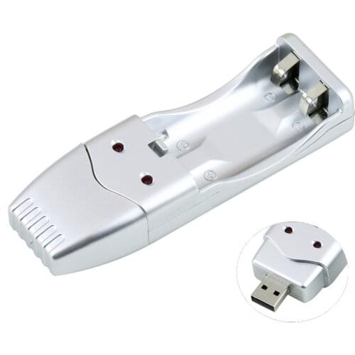 Portable USB Charger For Ni-MH NICD AA AAA Rechargeable Battery Charging Battery Devices DC1.4V 160mA Output Drop Shipping