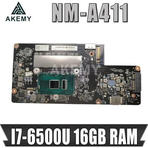 High Quality MB 5B20K48435 for Lenovo YOGA 900-13ISK Motherboard BYG40 NM-A411 SR2EZ I7-6500U 16GB RAM Fully Teste&Free shipping