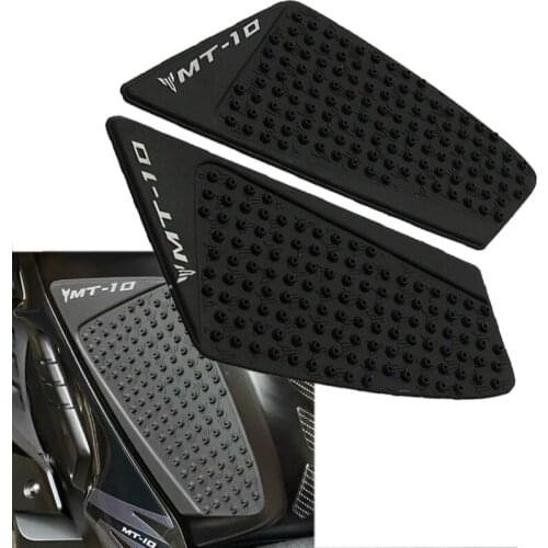 Motorcycle Protector Anti slip Tank Pad Sticker Gas Knee Grip Traction Side 3M Decal For Yamaha MT10 2016-2018 MT-10