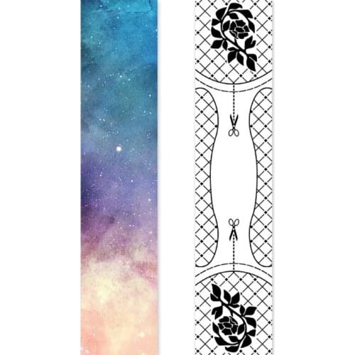 1 Pcs Reflective Styling Stickers Night Safety Skateboard Warning Strip Electric Scooter Stickers For Pedal Tape Sandpaper DIY