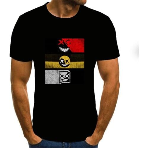 2021 youth fashion casual mens and womens short-sleeved T-shirt