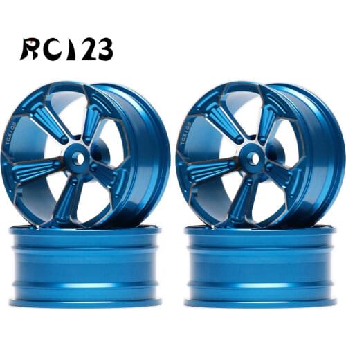 4P Aluminum 5 Spoke Wheels Hub Rims For RC 1/10 On-Road Drift Sakura Tamiya Traxxas HSP HPI Kyosho RedCat NEW ENRON