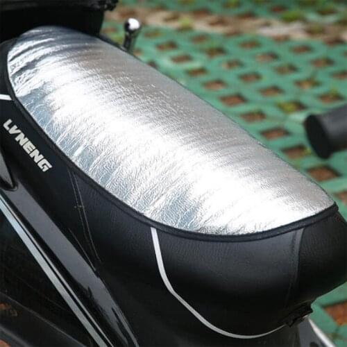 5/2/1pcs Waterproof Motorcycle Sunscreen Seat Cover Cap Prevent Bask In Seat Scooter Sun Pad Heat Insulation Cushion Protect