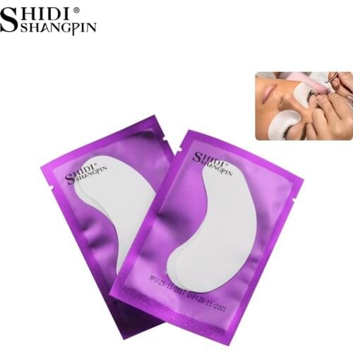 New 5 Pairs Paper Patches Eyelash Under Eye Lashes Pads Makeup Paper Patches Eye Tips Sticker Wraps For Lash Eyelash Extension