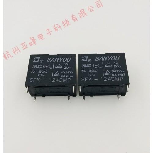 50PCS Relay SFK-124DMP HF102F-P-24VDC Air Conditioning Relay 20a250vac