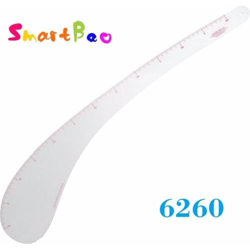 60cm Sewing Measuring Tailoring Curve Ruler, Thin French Curve Ruler , Garment Flexible Curve Ruler; # 6260