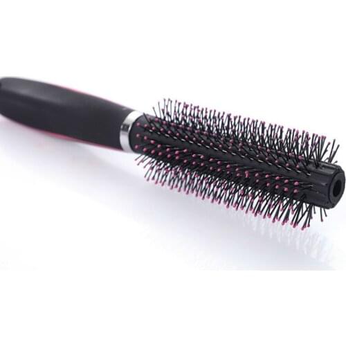 Anti-static Round Brush Comb Nylon Bristle Hair Care Brush Hairdressing Curly Straight Hair Comb