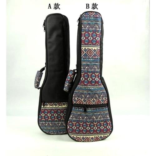 Design 21 23 24 26inch soprano concert tenor ukulele bag backpack case soft gig padded pattern creative gifts for kids girl boy