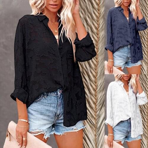 Cooeverly Black And White Blouses