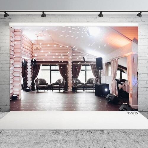 Wooden Room Light Seats Photo Background Vinyl Cloth Backdrop for Children Portrait Baby Shower Photobooth Photography Props