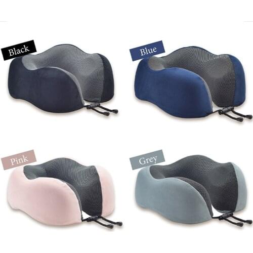 Travel Pillow Bedding Pillow Memory Foam Neck Cervical Pillow for Airplane Car Office Nap Pillows U Shape Flight Head Chin