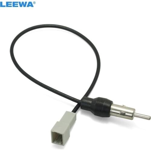 LEEWA 10pcs Car Radio Wire Cable for Hyundai (09-2011)/Kia KI-11 Female Connector Antenna Adapter #CA1548