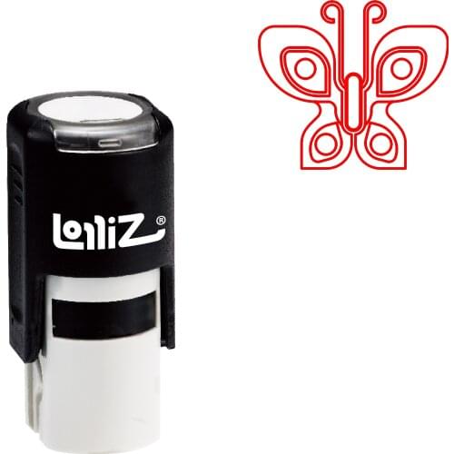 LolliZ Biomorphic Animal Symbol Series Design #109 Self-Inking Rubber Stamp