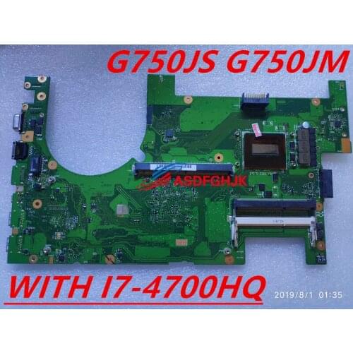 G750JS G750JM Laptop motherboard for ASUS G750JS G750JM G750JW G750JH G750JX G750J G750 Test original mainboard i7 CPU