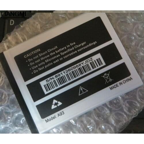 Micromax A93 Battery 3.7V 2000mAh Mobile Phone Replacement Li-ion Battery with phone stander