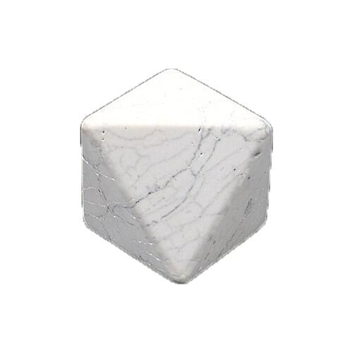 Set sieve white turpentine gemstone digital creative polyhedron dice run set board game dice gemstone polyhedron laser mold